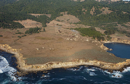 Arial view of Ft. Ross SHP